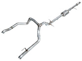 AWE 0FG Catback Split Rear Exit Exhaust for 4th Gen Silverado/Sierra 1500 5.3L (with bumper cutouts) - OE Tips - Primary